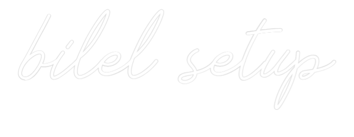 Néon personnalisé: bilel setup