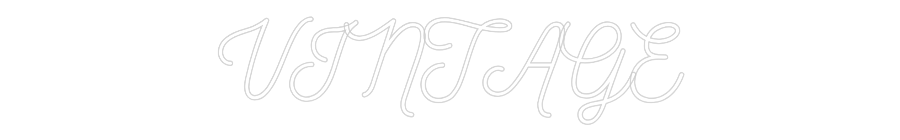 Néon personnalisé: VINTAGE