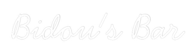 Néon personnalisé: Bidou's Bar