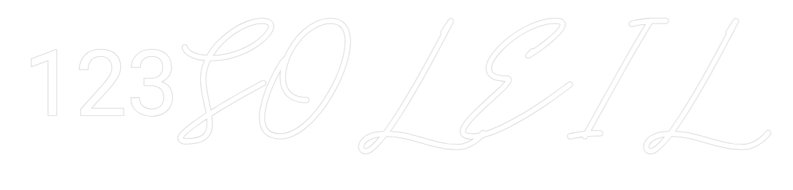 Néon personnalisé: 123SOLEIL