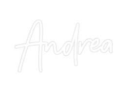 Néon personnalisé: Andrea