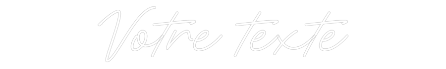 Néon personnalisé: Votre texte