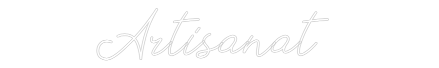 Néon personnalisé: Artisanat