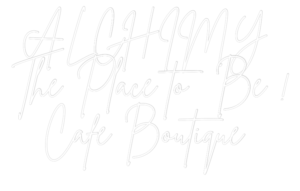 Néon personnalisé: ALCHIMY 
The...