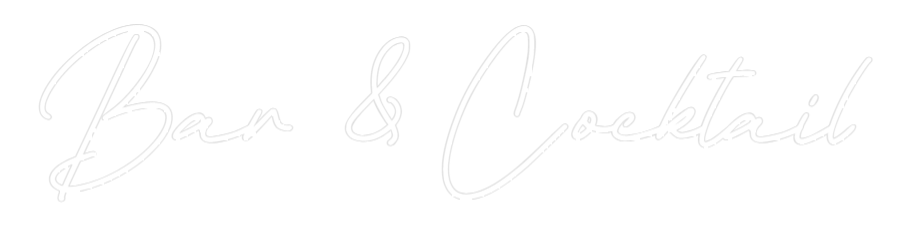 Néon personnalisé: Bar & Cocktail