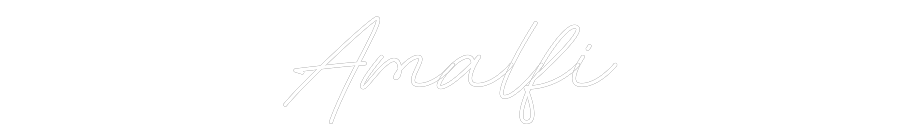 Néon personnalisé: Amalfi