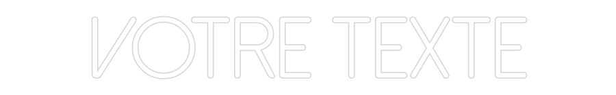 Néon personnalisé: Votre texte