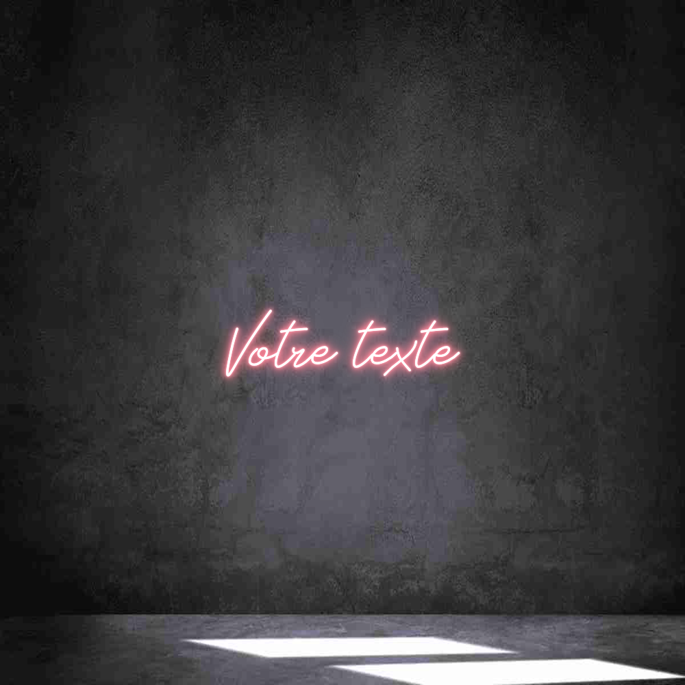 Néon personnalisé: Votre texte