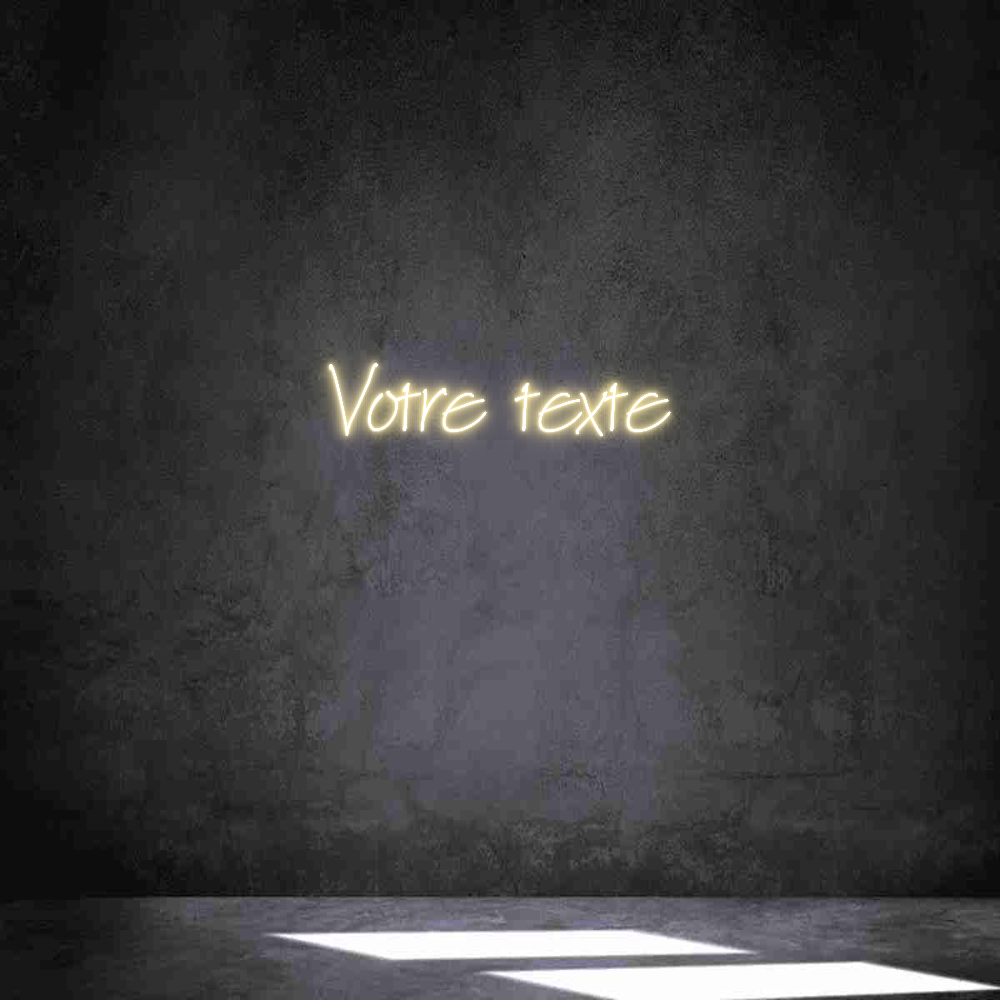 Néon personnalisé: Votre texte