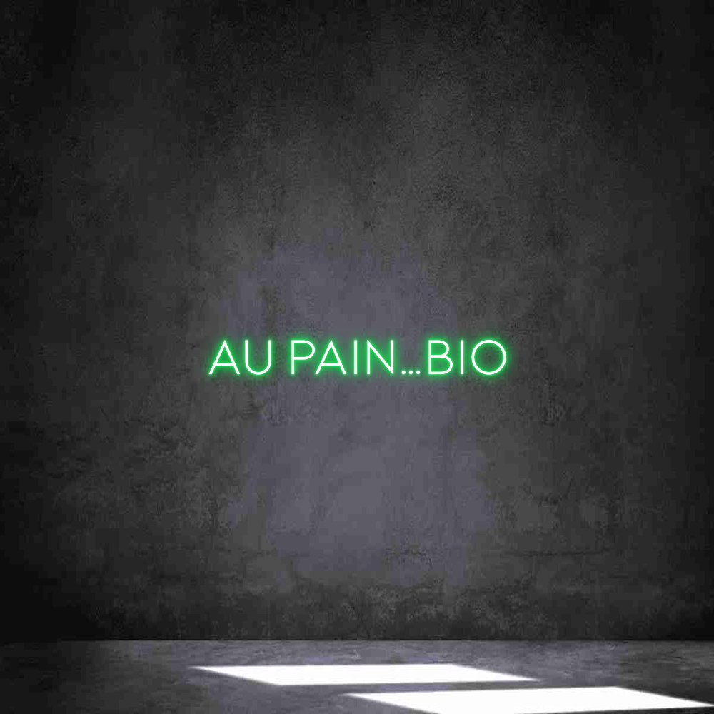 Néon personnalisé: Au Pain…Bio