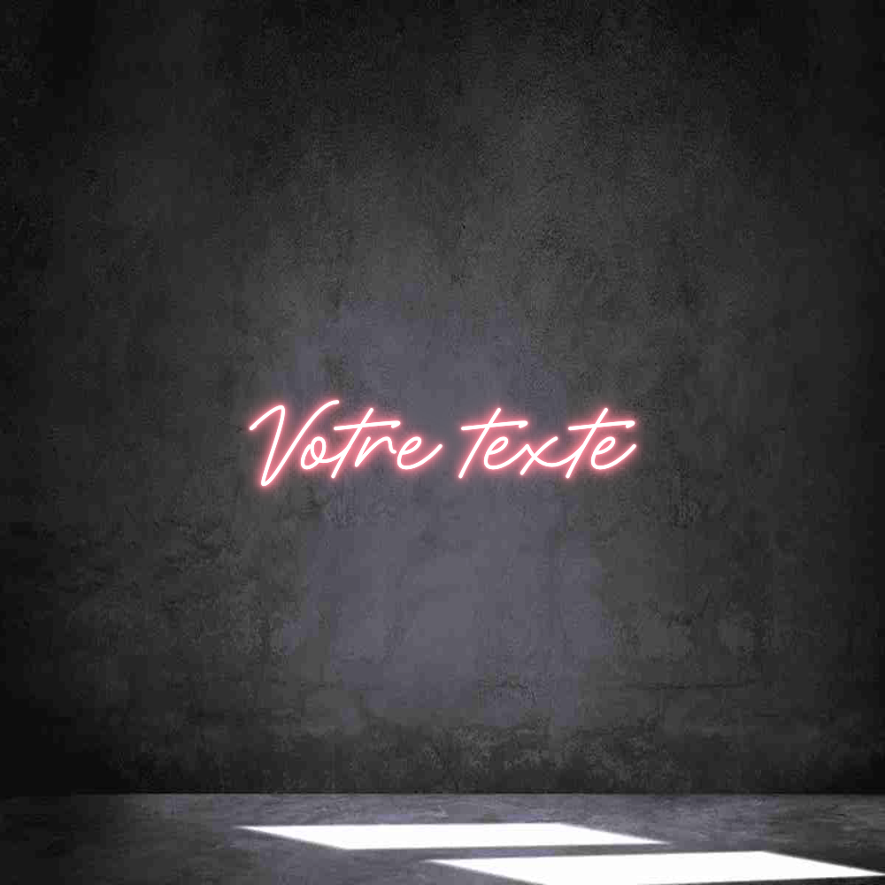 Néon personnalisé: Votre texte