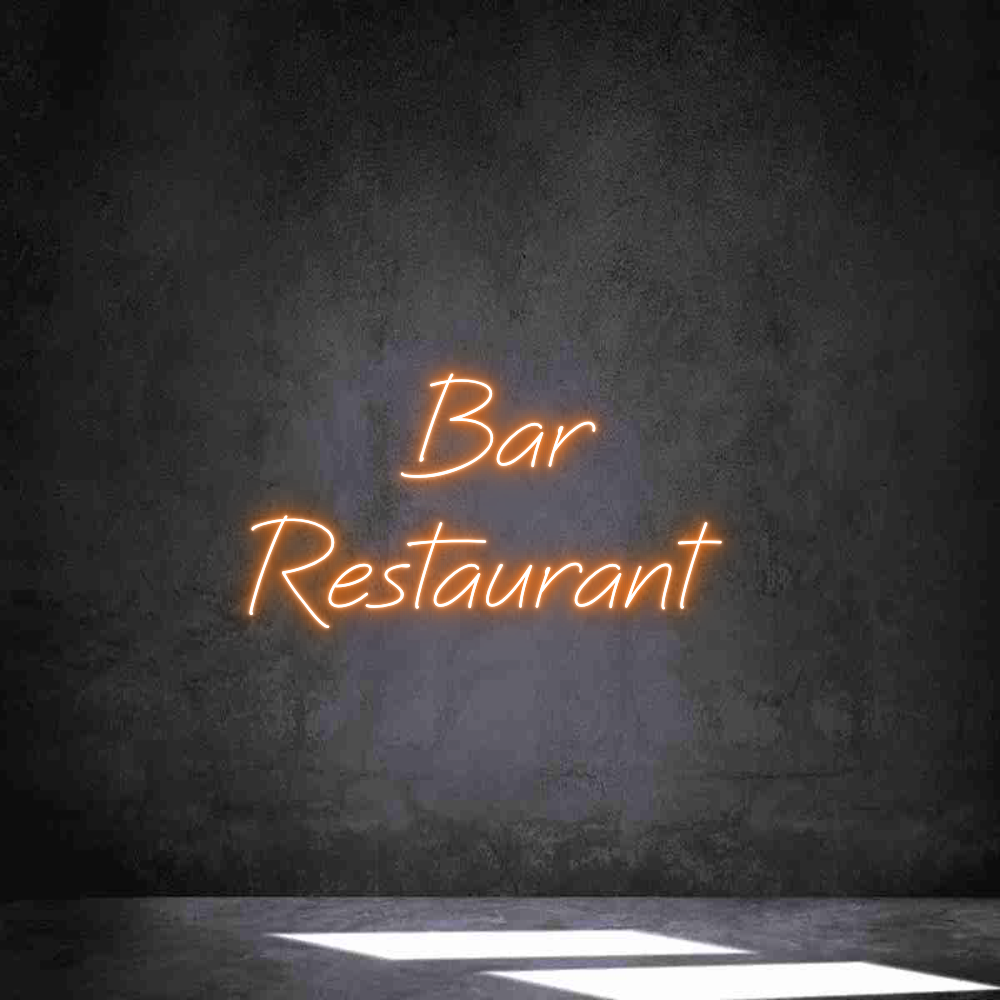 Néon personnalisé: Bar 
Restaur...