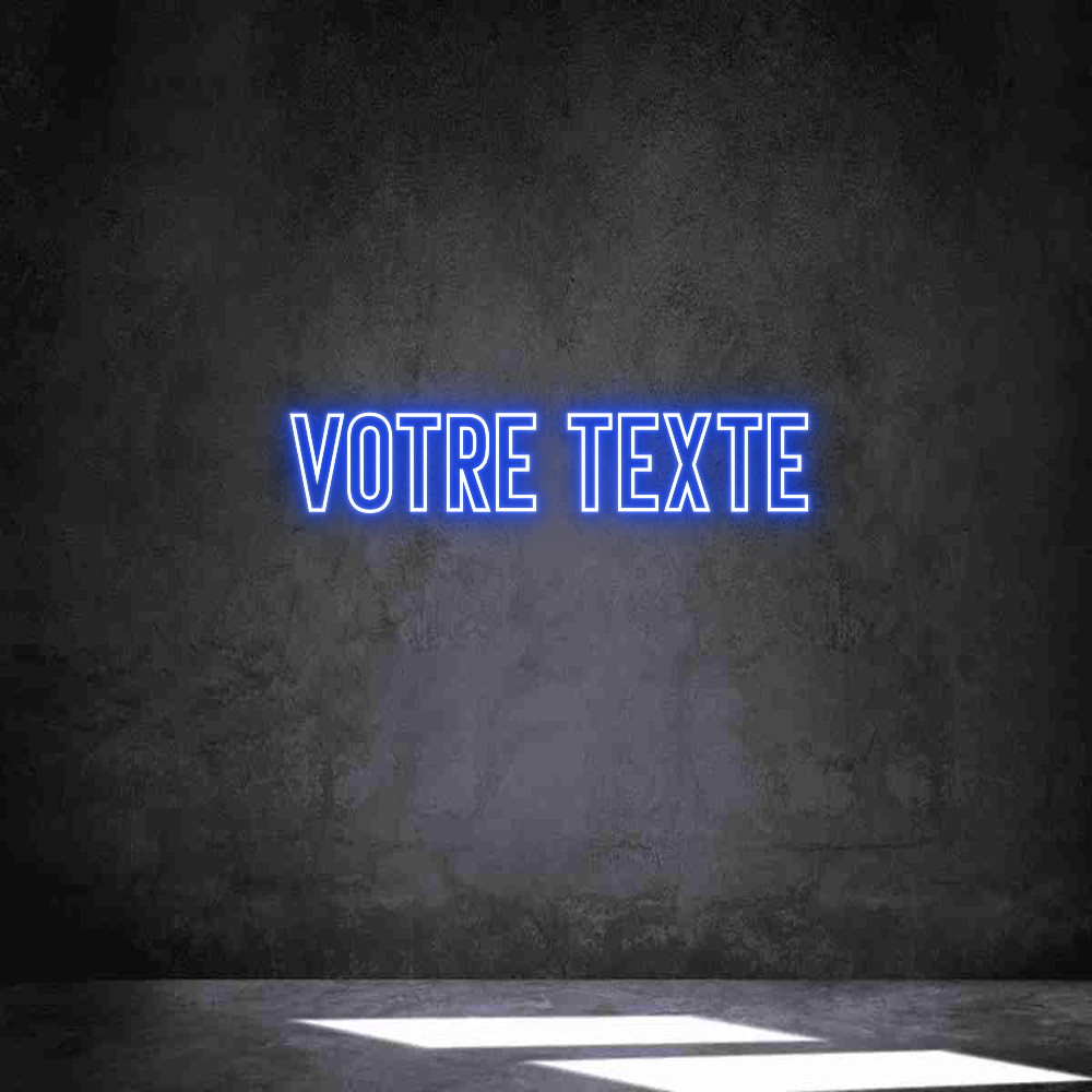 Néon personnalisé: Votre texte