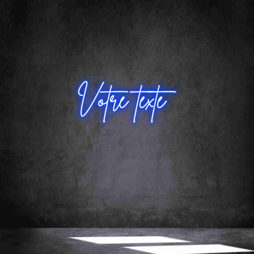 Néon personnalisé: Votre texte