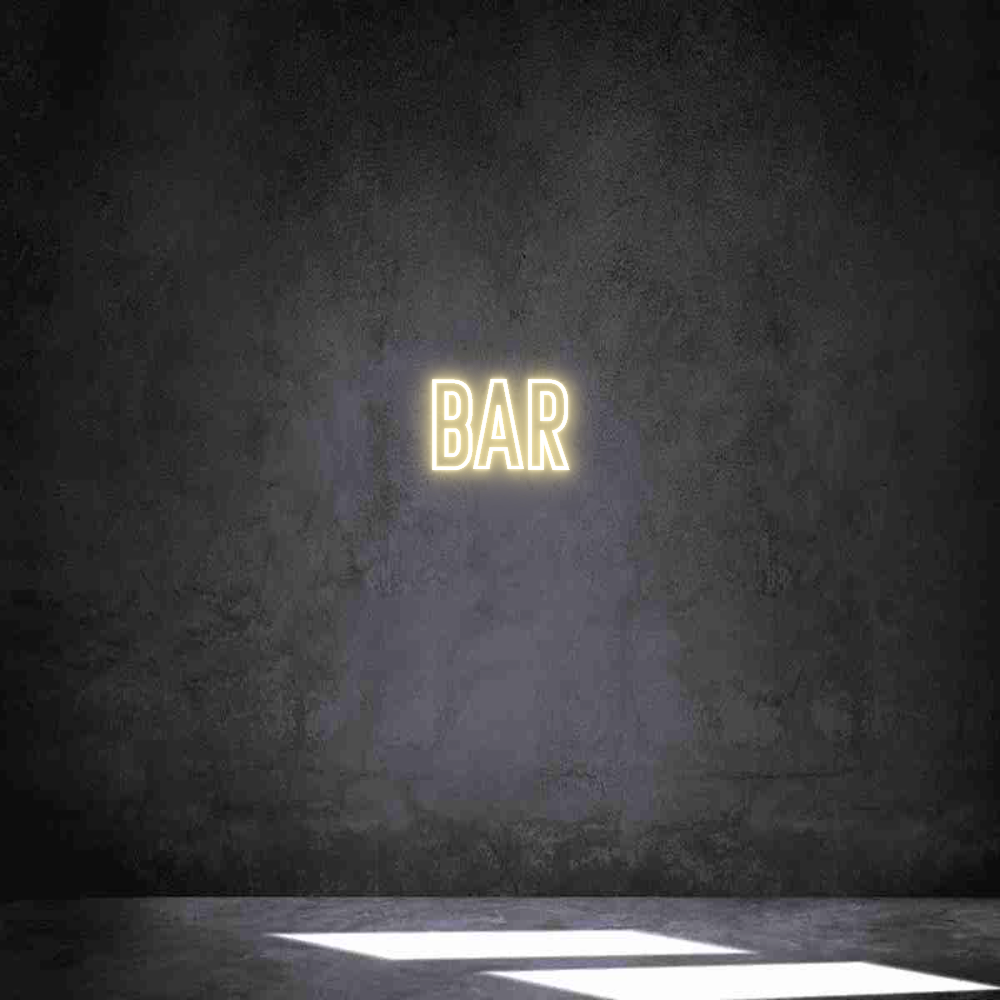 Néon personnalisé: BAR