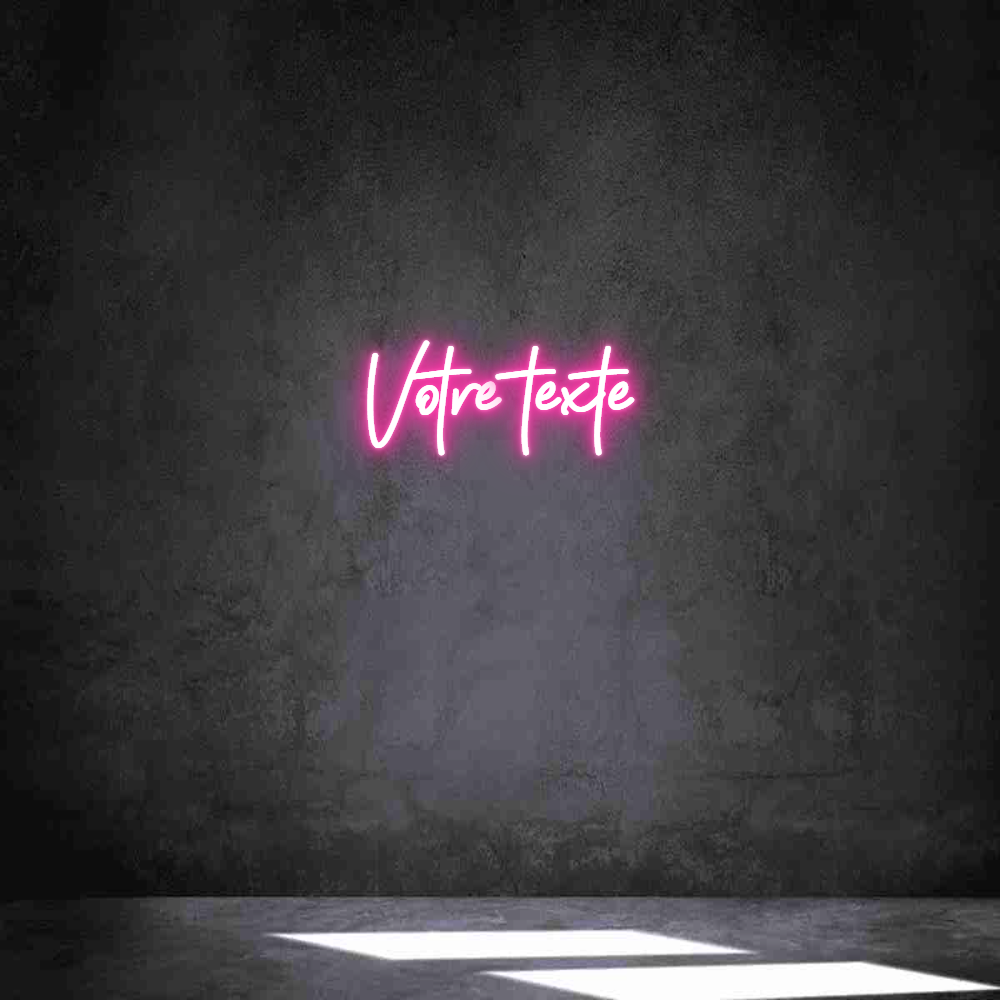 Néon personnalisé: Votre texte