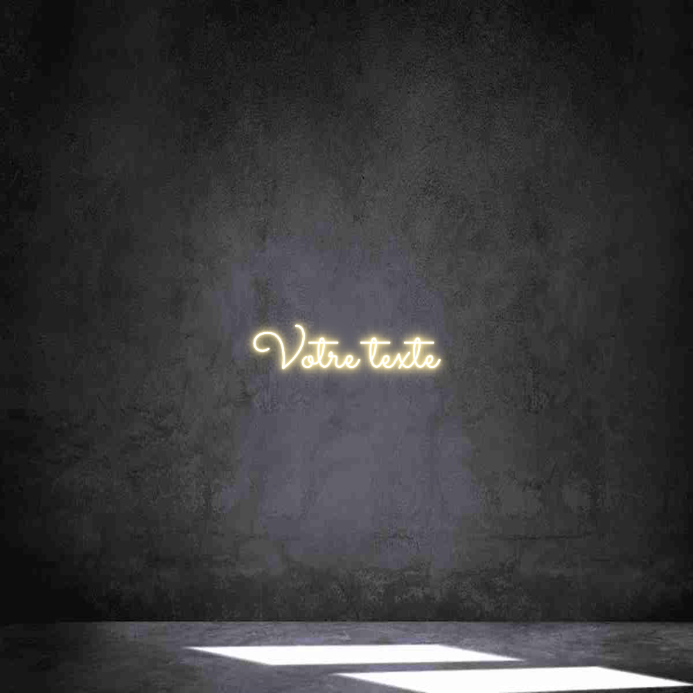 Néon personnalisé: Votre texte