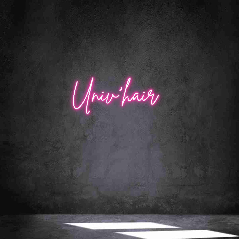 Néon personnalisé: Univ'hair