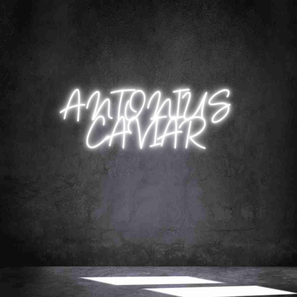 Néon personnalisé: ANTONIUS 
CA...