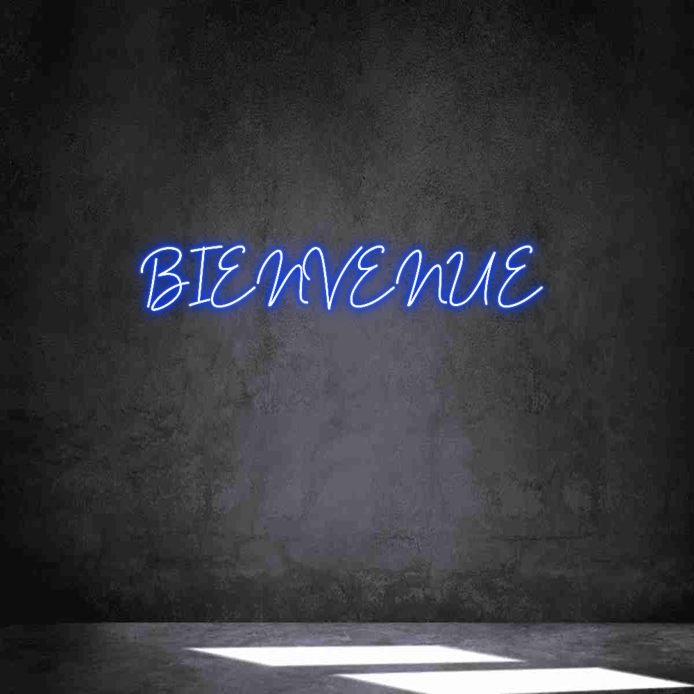Néon personnalisé: BIENVENUE