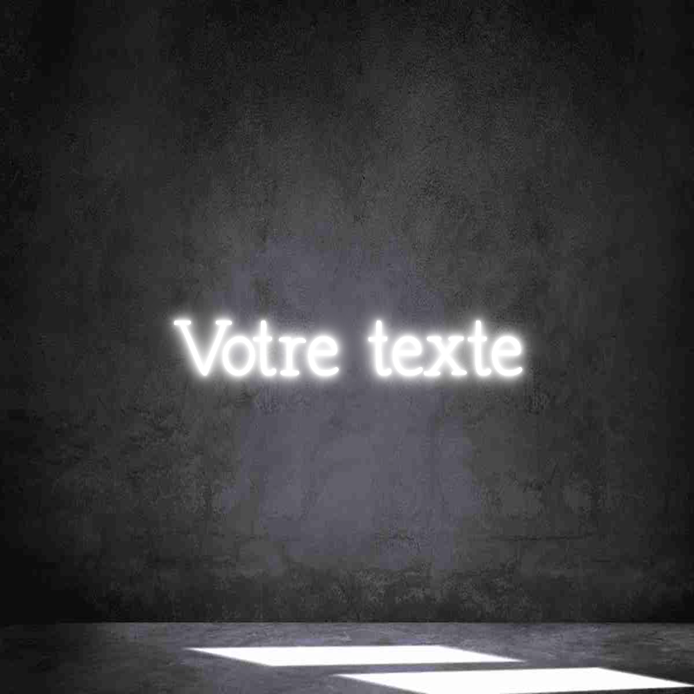 Néon personnalisé: Votre texte