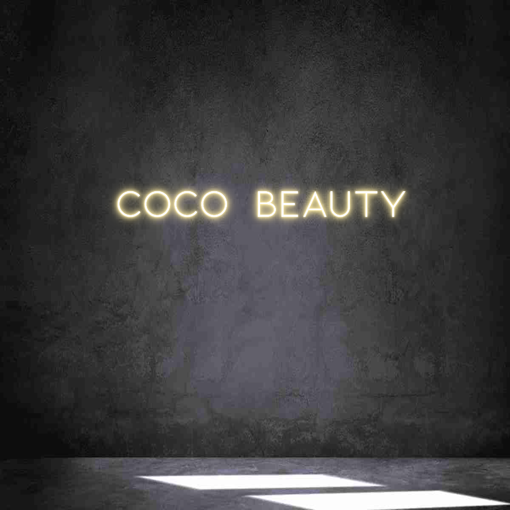 Néon personnalisé:  COCO  BEAUTY