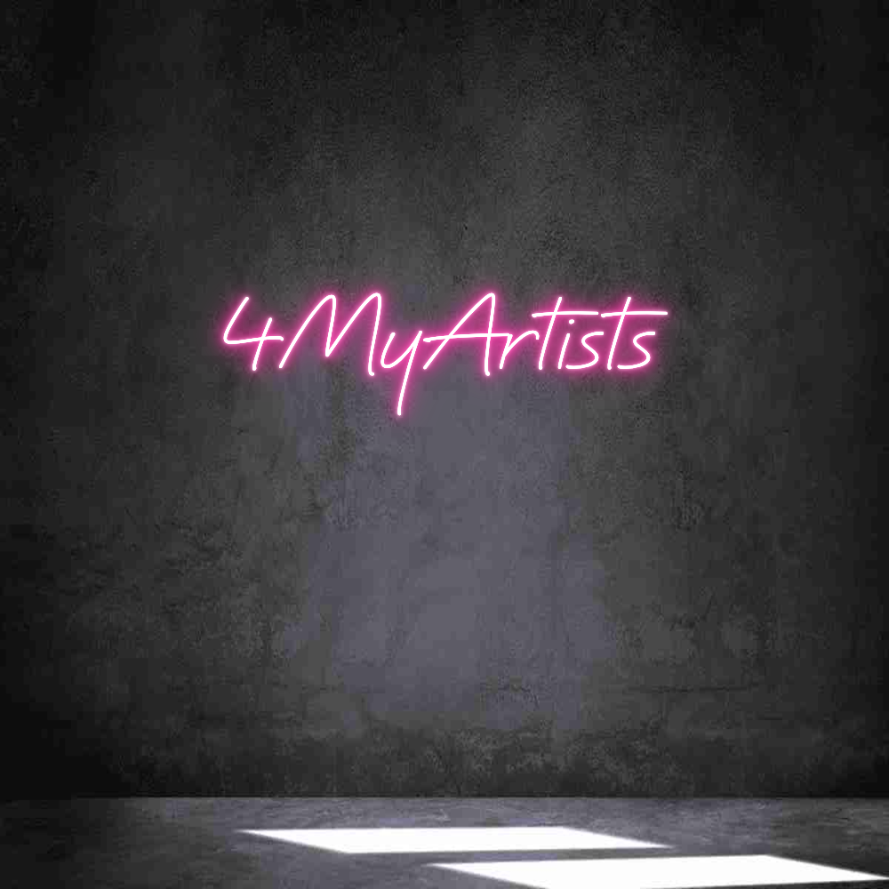 Néon personnalisé: 4MyArtists
