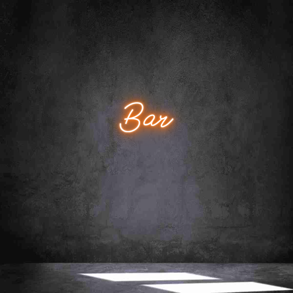 Néon personnalisé: Bar