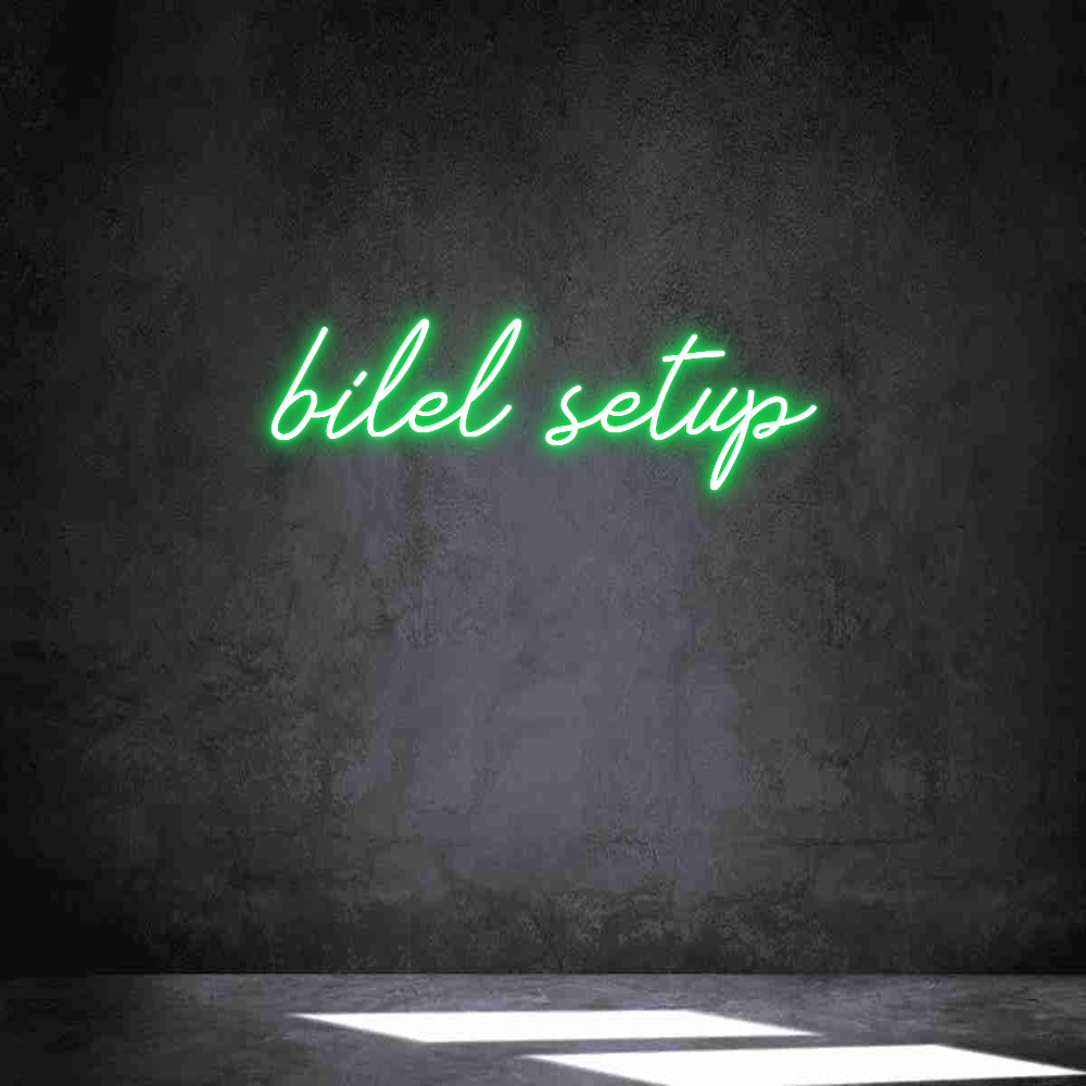 Néon personnalisé: bilel setup