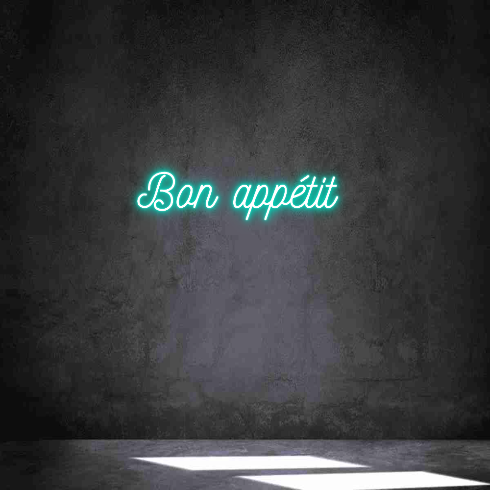 Néon personnalisé: Bon appétit