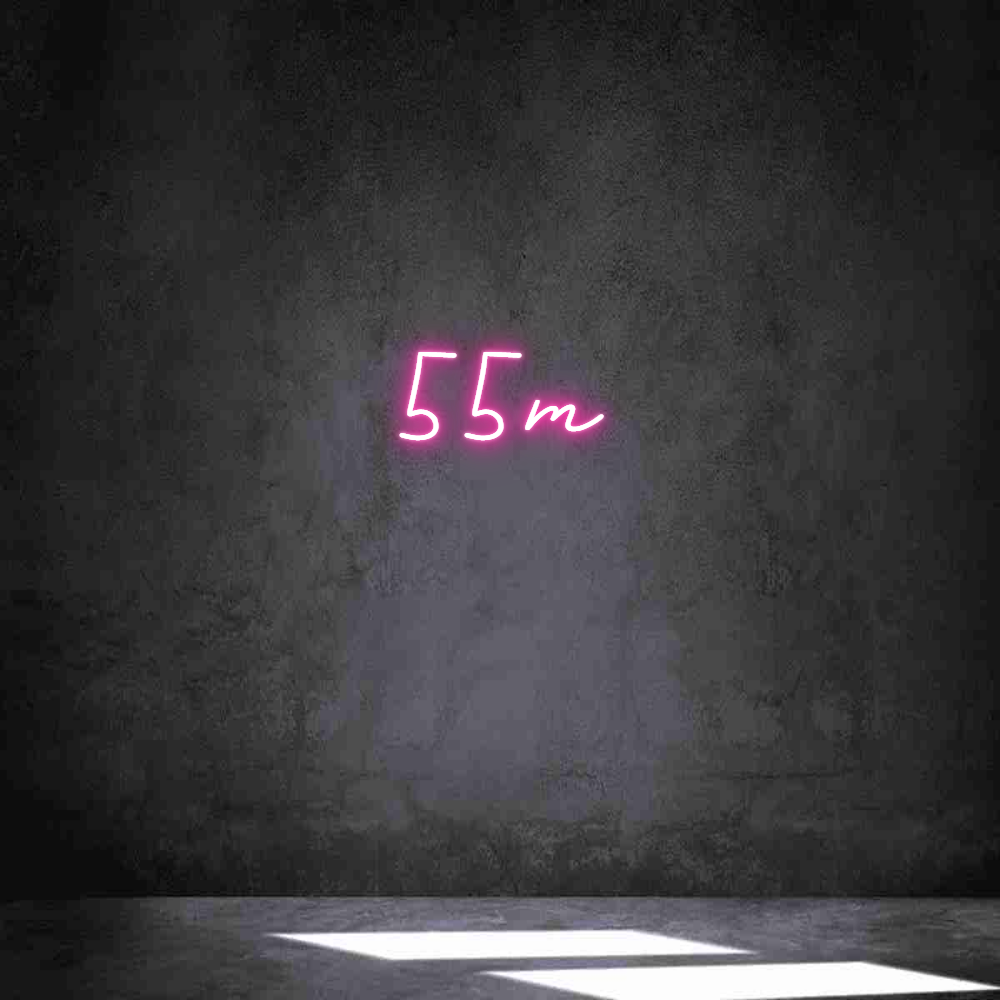 Néon personnalisé: 55m
