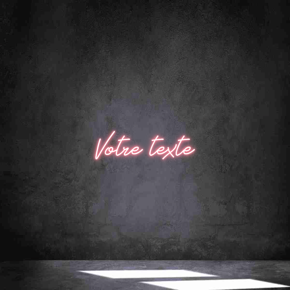Néon personnalisé: Votre texte