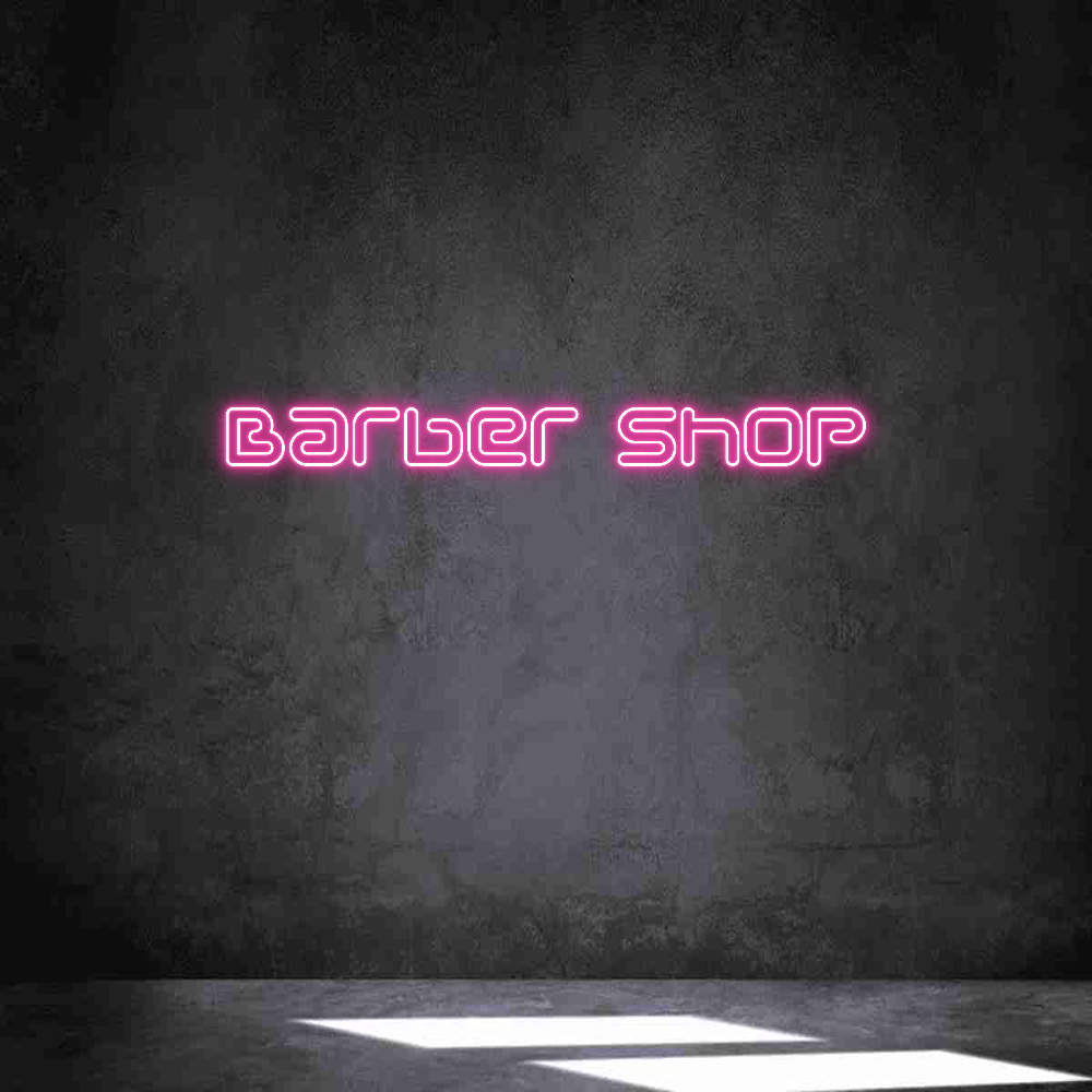 Néon personnalisé: Barber shop