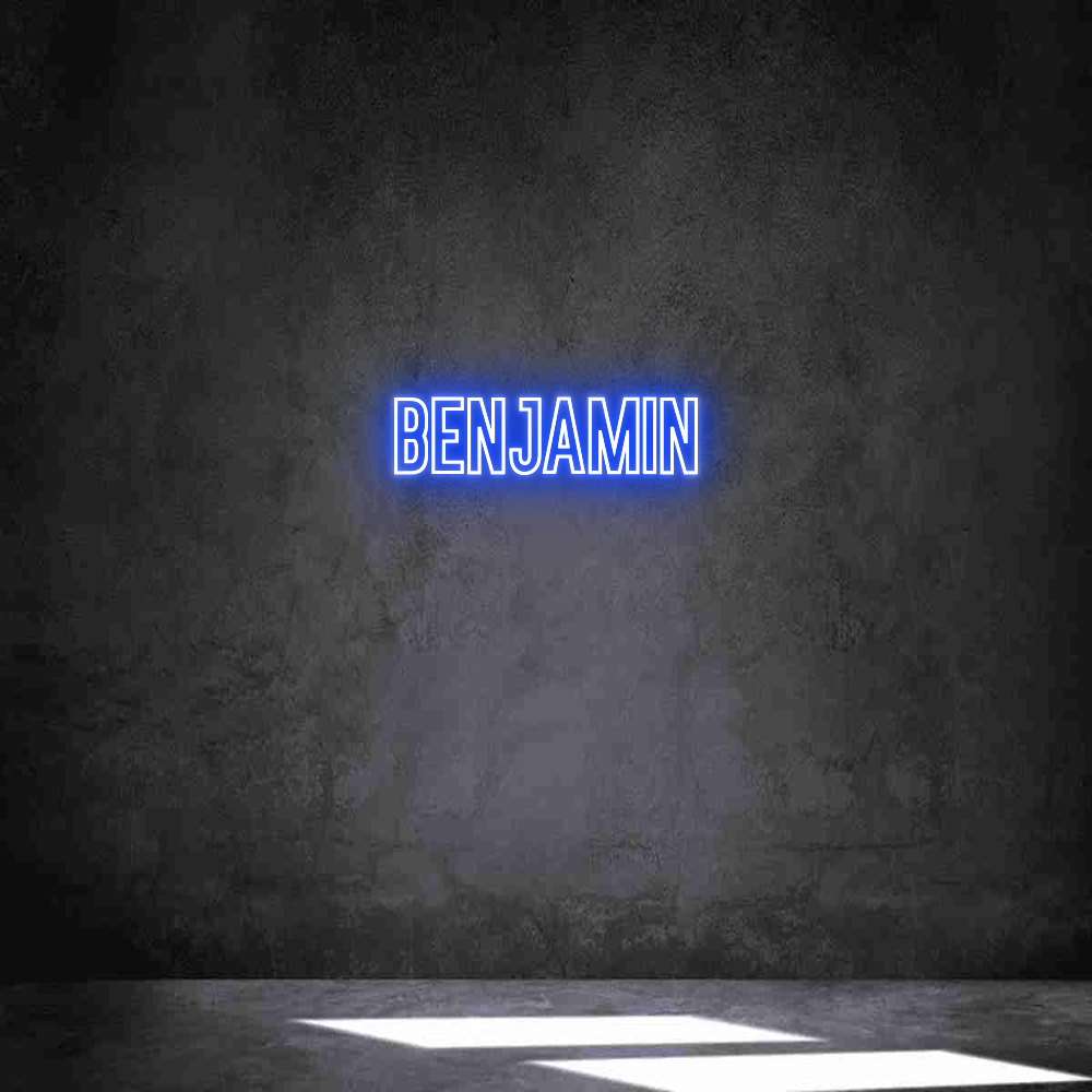 Néon personnalisé: benjamin