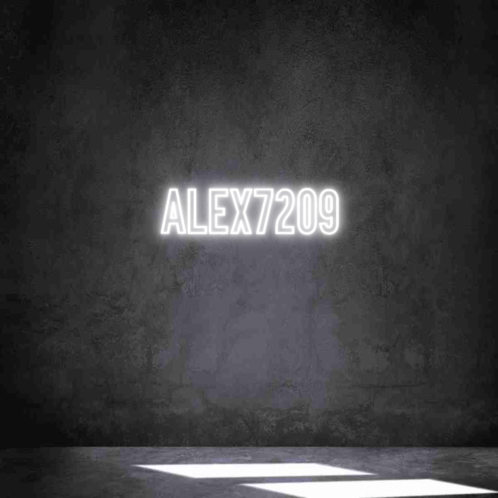 Néon personnalisé: Alex7209