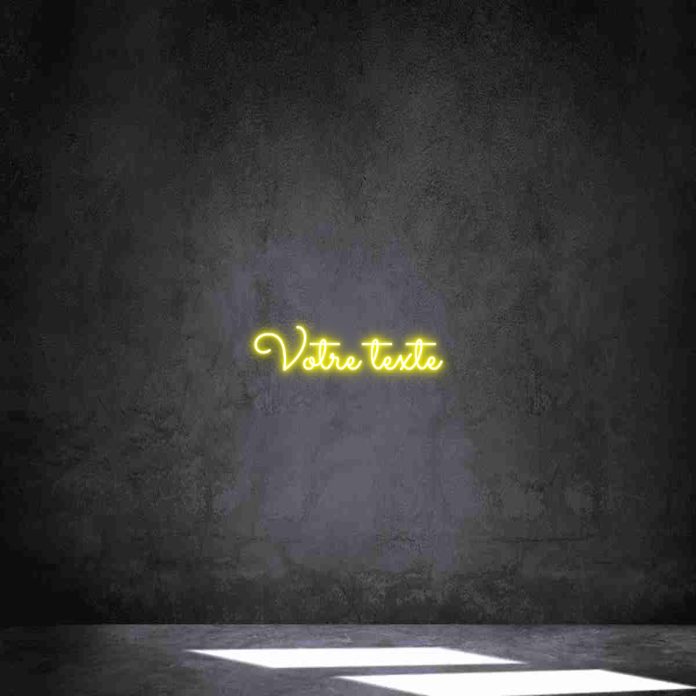 Néon personnalisé: Votre texte