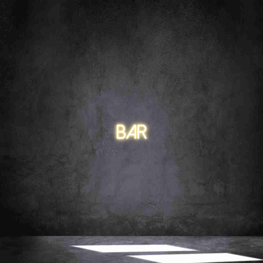 Néon personnalisé: Bar