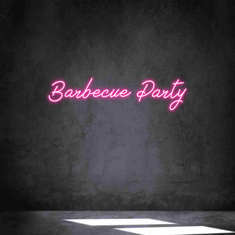 Néon personnalisé: Barbecue Party