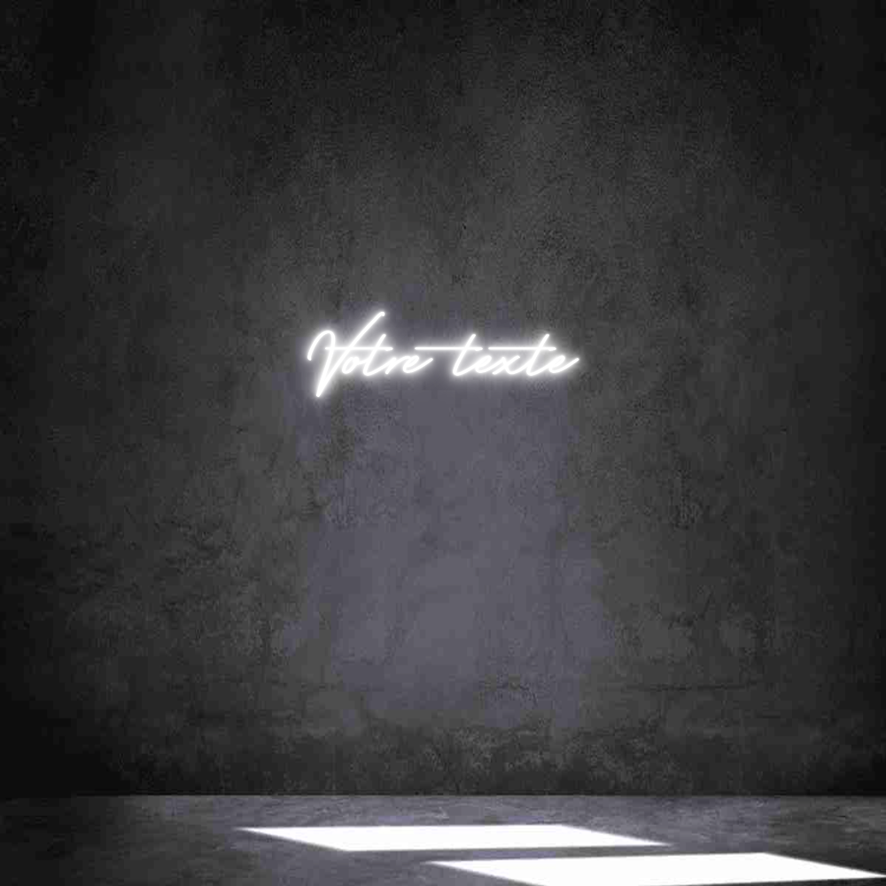Néon personnalisé: Votre texte