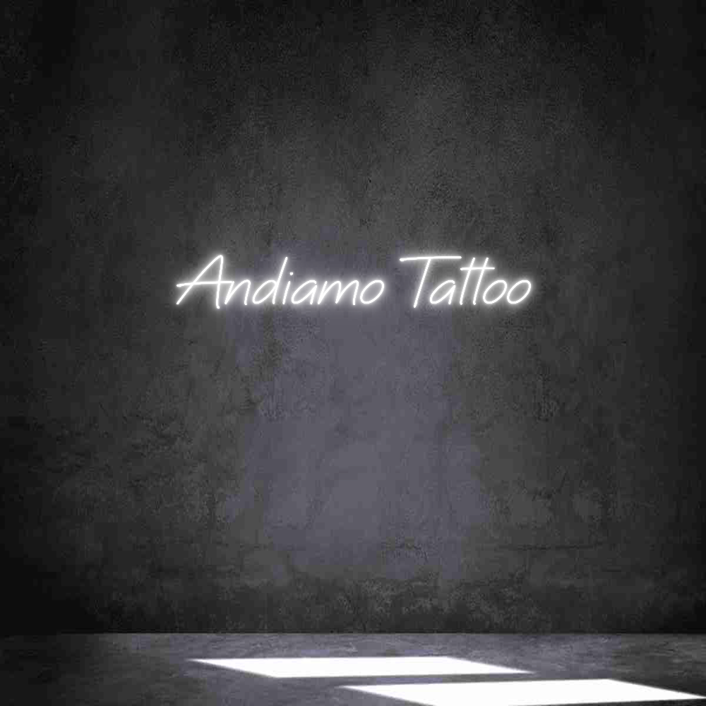 Néon personnalisé: Andiamo Tattoo