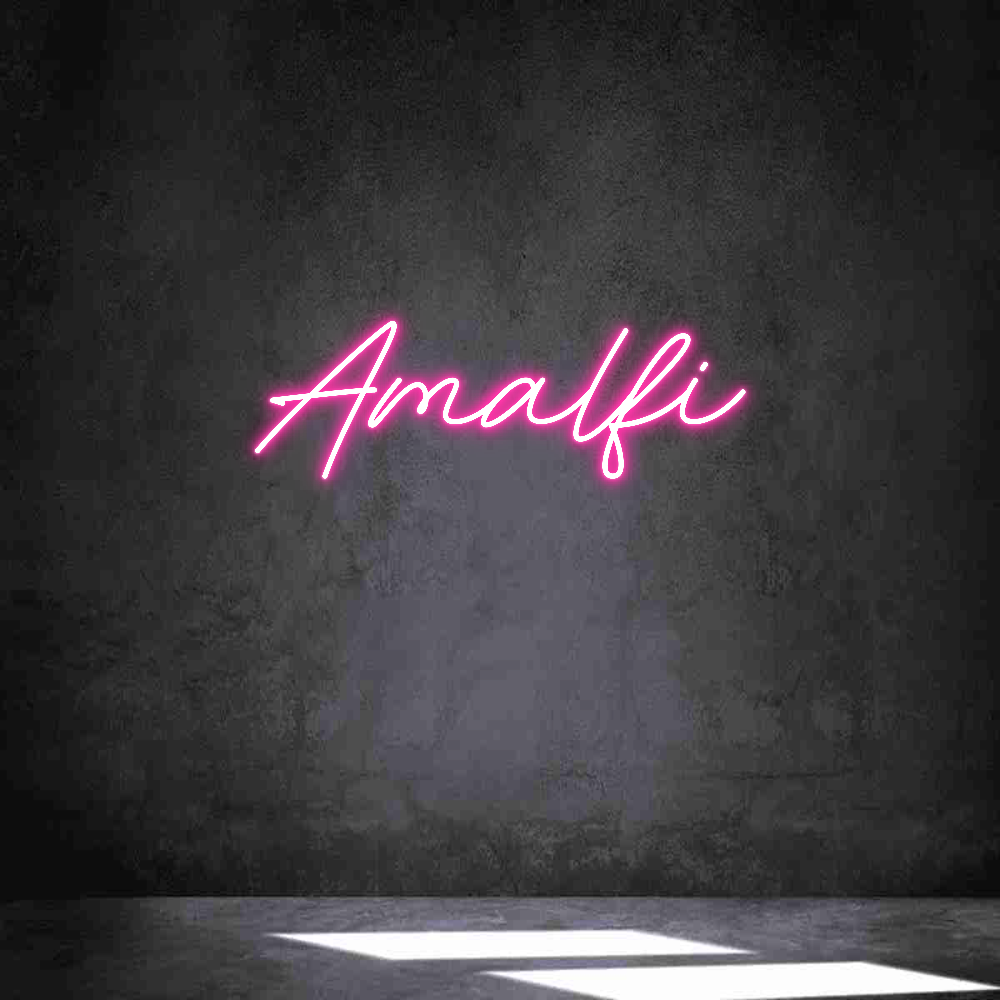 Néon personnalisé: Amalfi