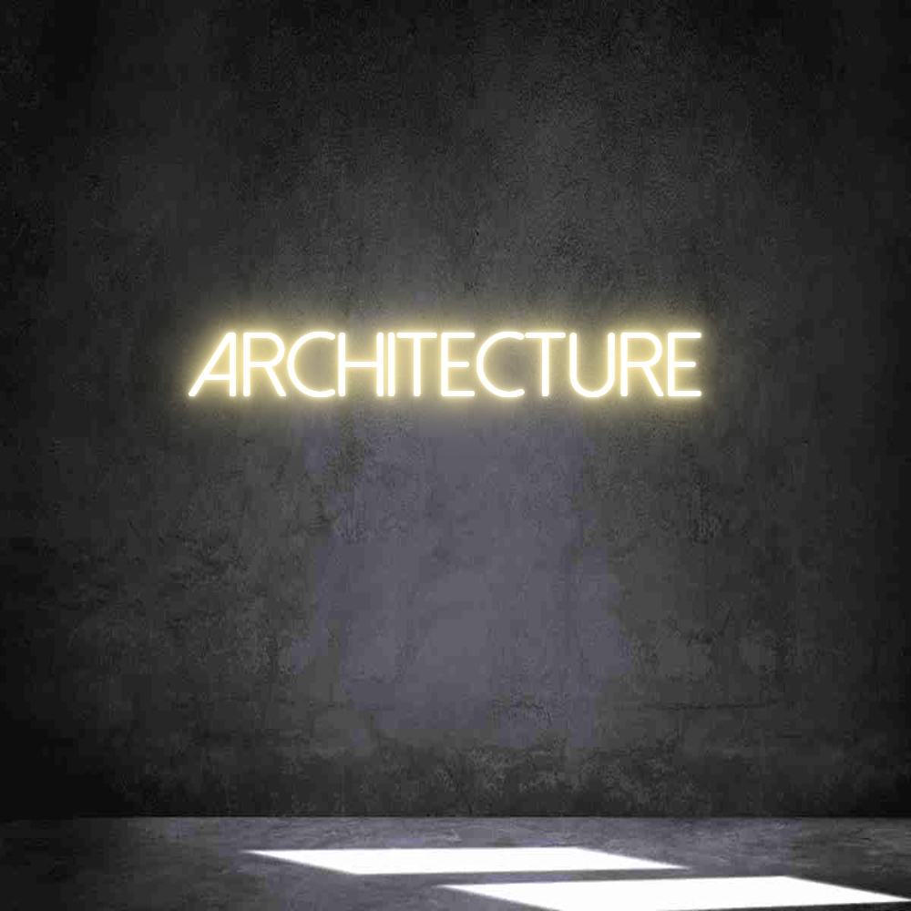 Néon personnalisé: ARCHITECTURE