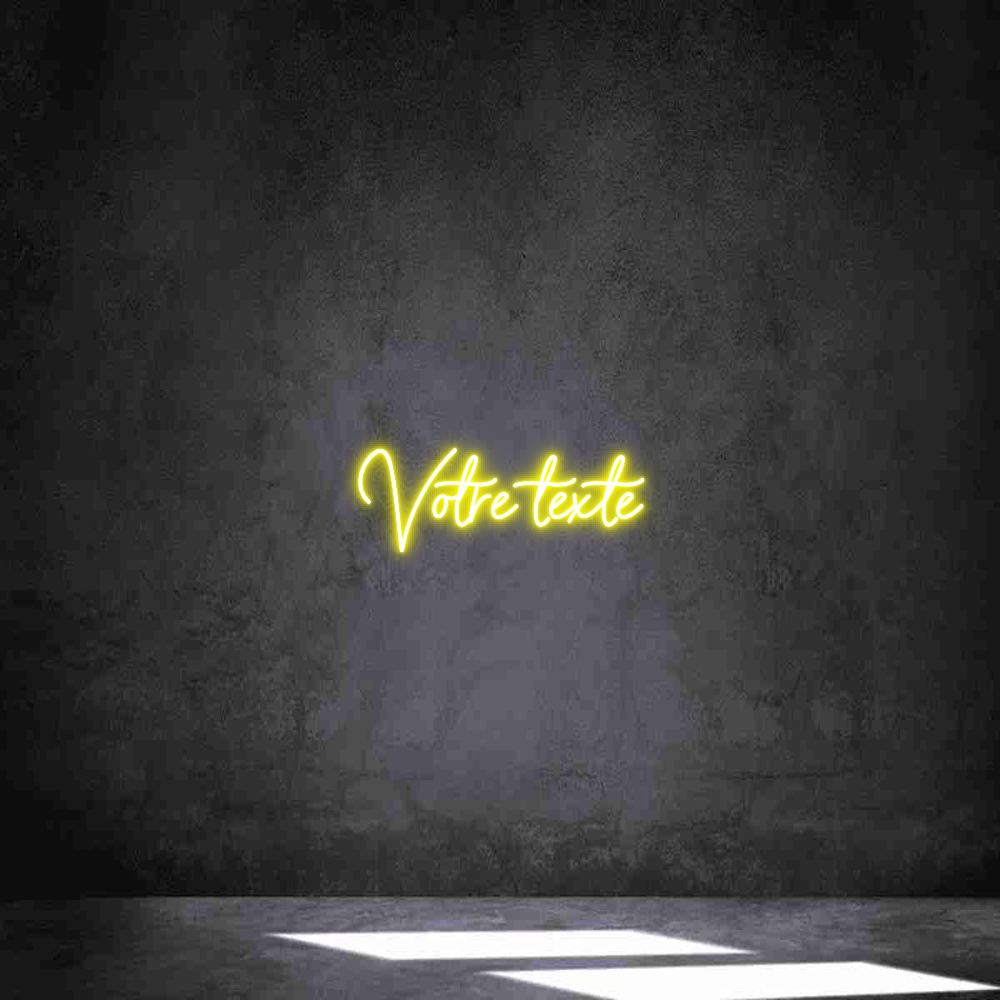 Néon personnalisé: Votre texte