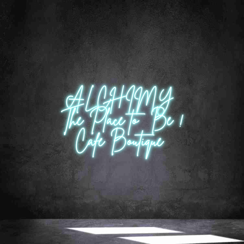 Néon personnalisé: ALCHIMY 
The...