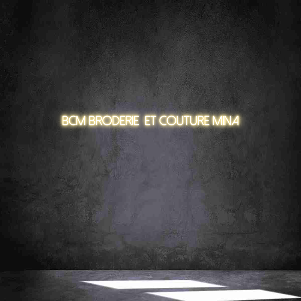 Néon personnalisé: BCM Broderie ...