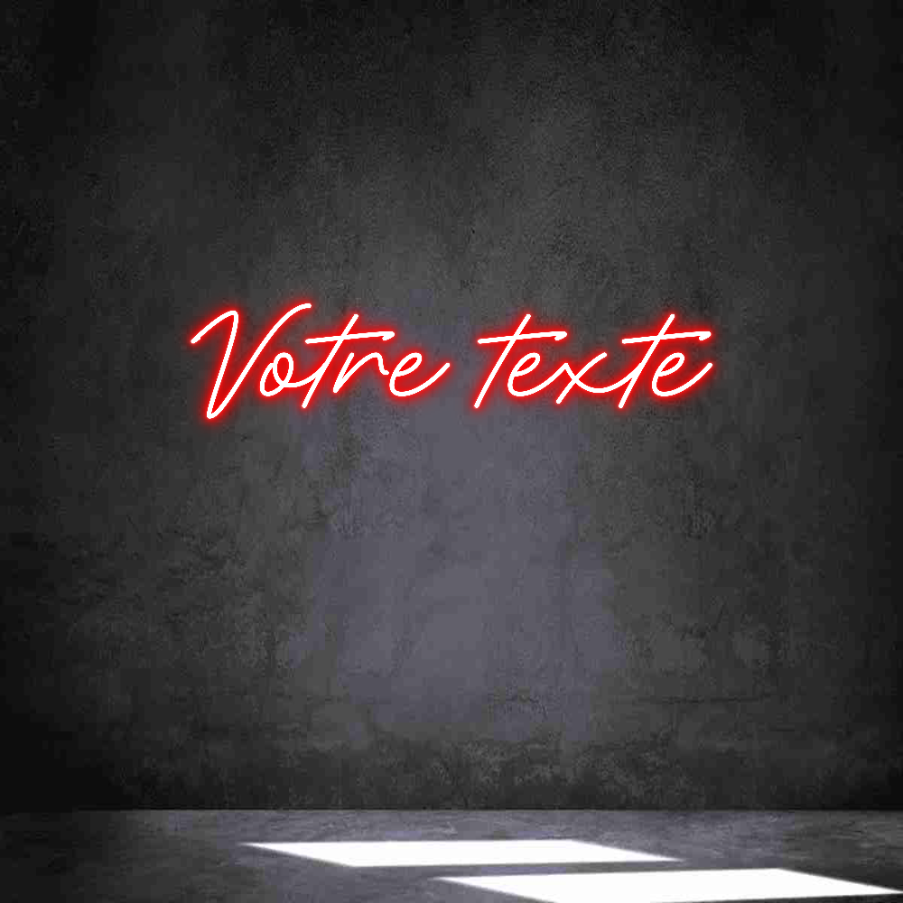 Néon personnalisé: Votre texte