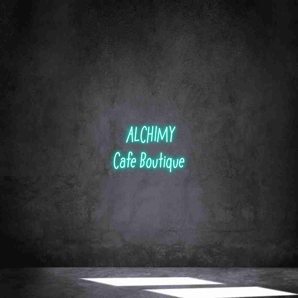 Néon personnalisé: ALCHIMY
Café...