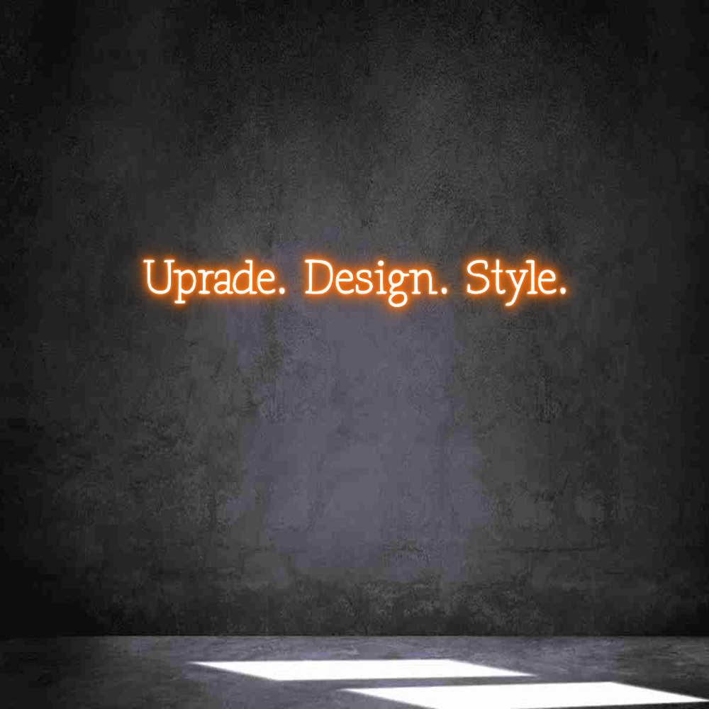 Néon personnalisé: Uprade. Desig...