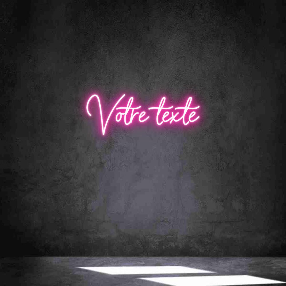 Néon personnalisé: Votre texte