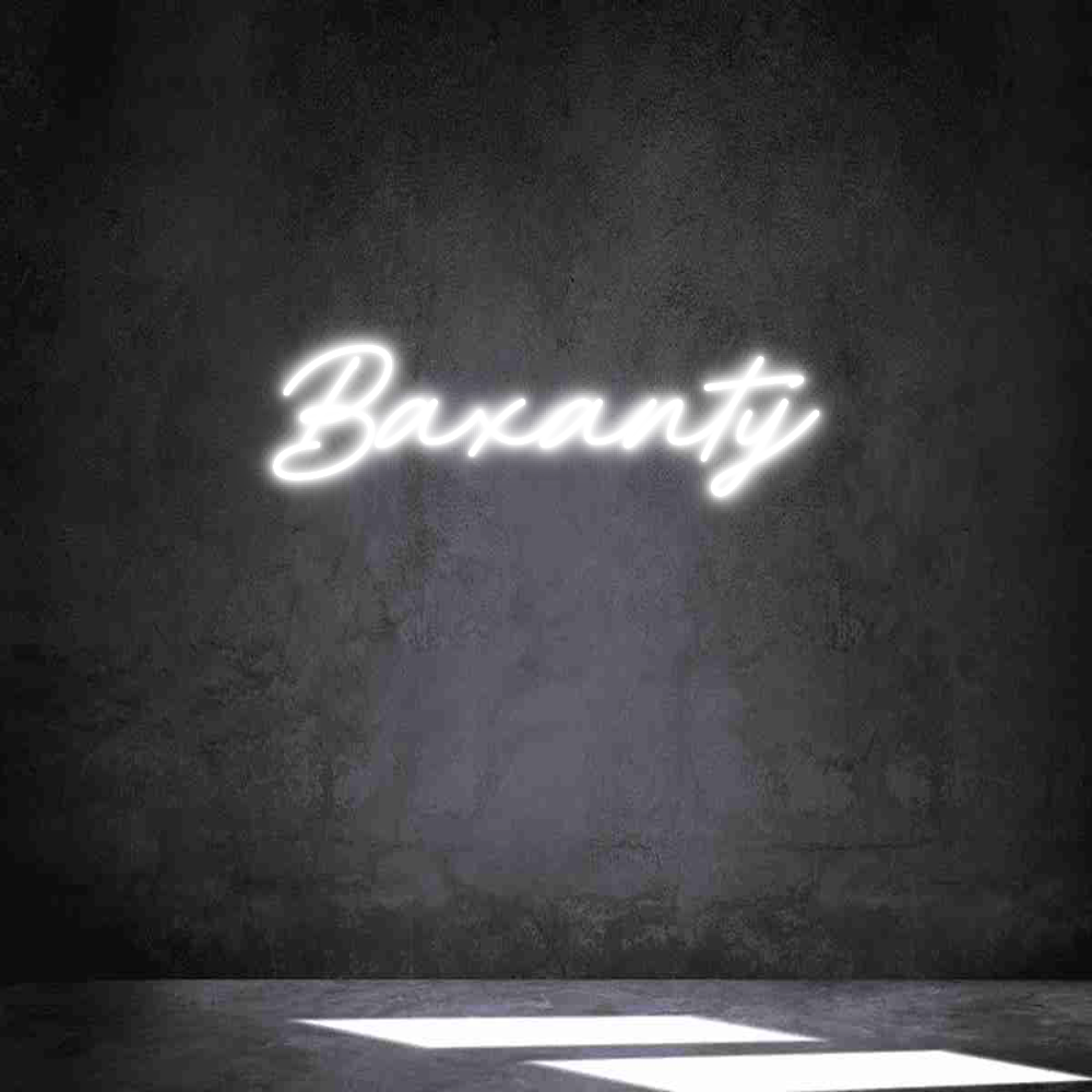 Néon personnalisé: Baxanty